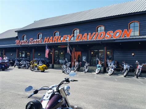 Harley davidson myrtle beach - Myrtle Beach Harley-Davidson® is a Harley-Davidson® dealership located in Myrtle Beach, SC. We sell new and pre-owned Motorcycles from Harley-Davidson® with excellent financing and pricing options. Myrtle Beach Harley Davidson offers service and parts, and proudly serves the areas of Pine Island, Socastee, Surfside Beach and Garden City.